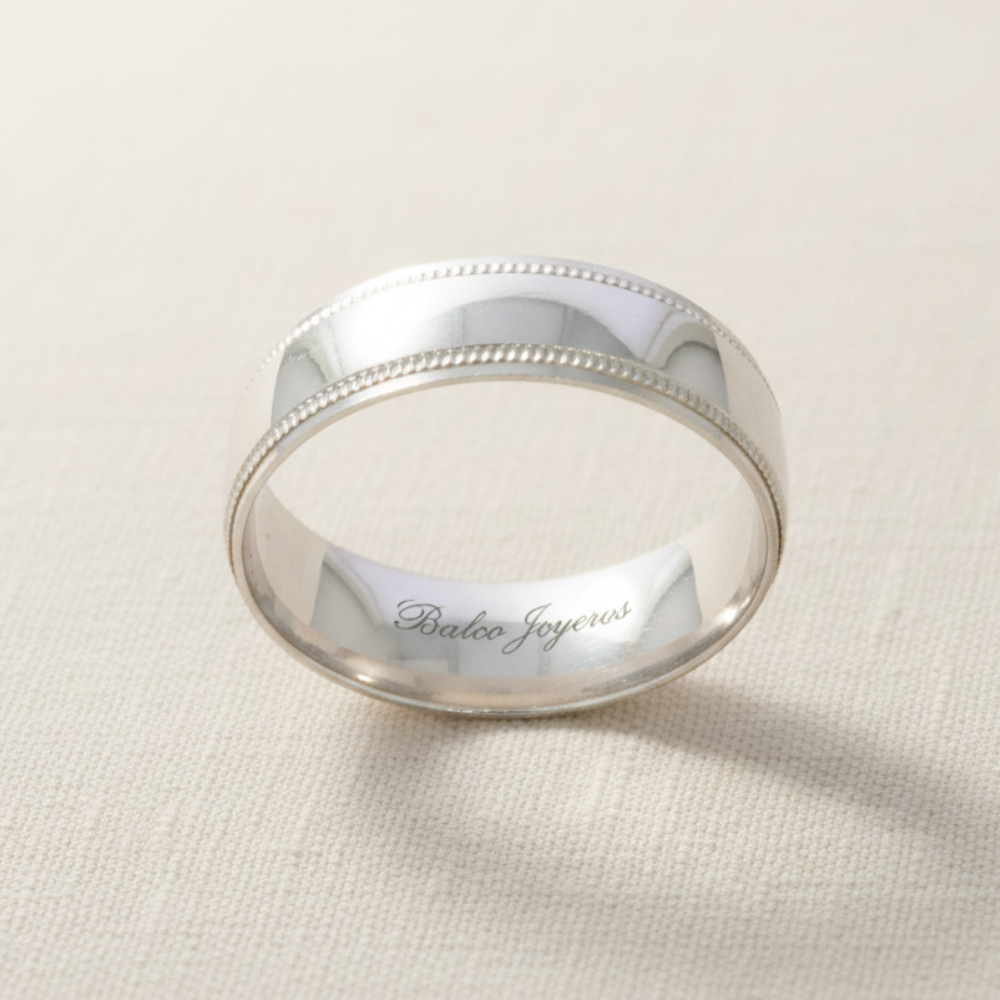 Argolla Oro 14K Sólida 830B