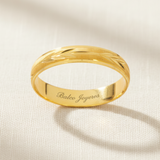 Argolla Oro 14K Cóncavo A119