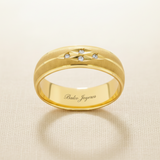 Argolla Oro 10K Cóncavo A270