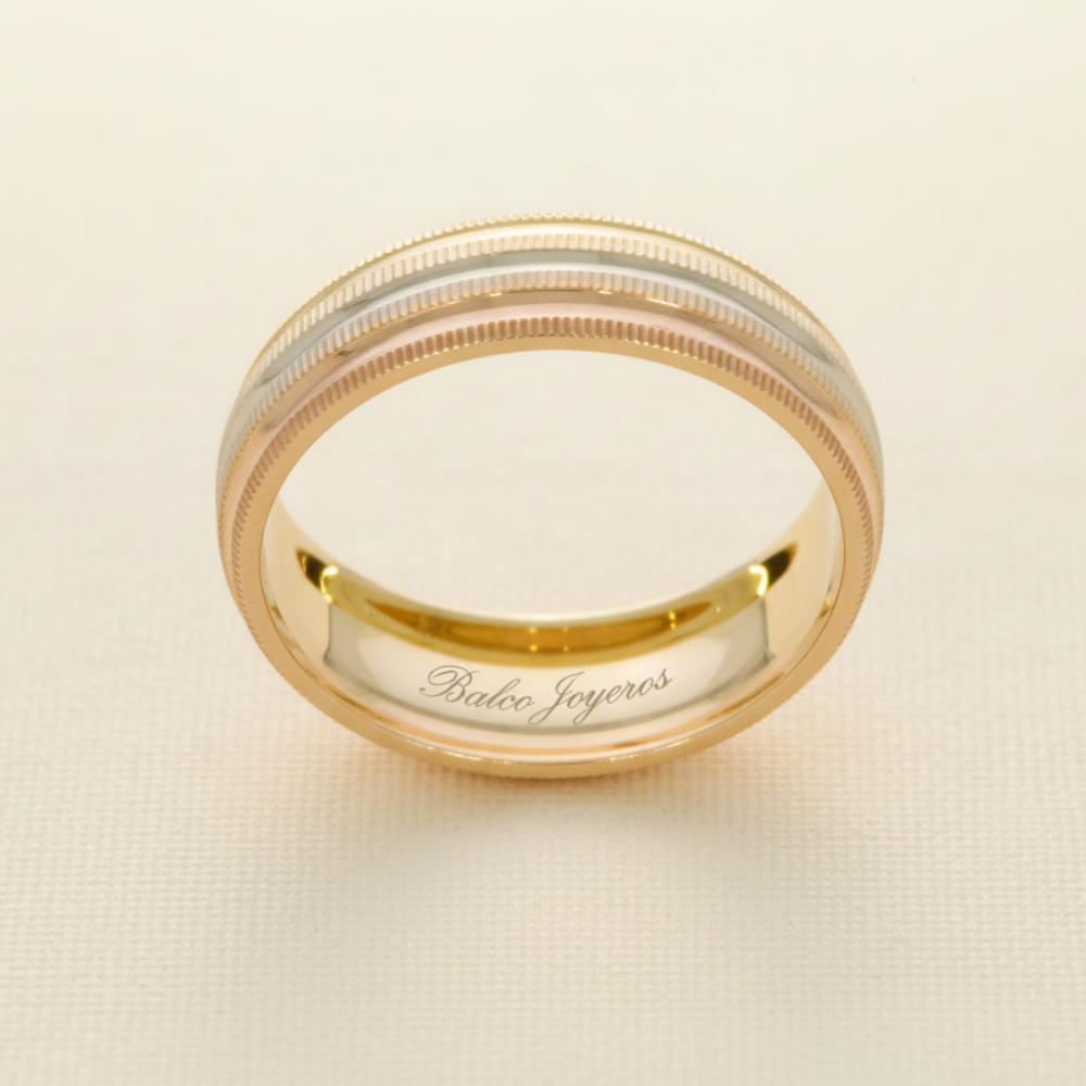 Argolla Oro 14K Cóncavo A343