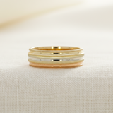 Argolla Oro 14K Cóncavo A343