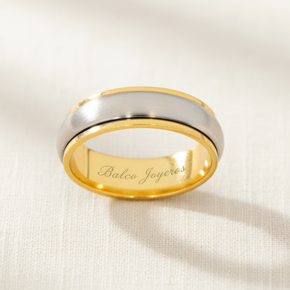 Argolla Oro 14K Sólida A460