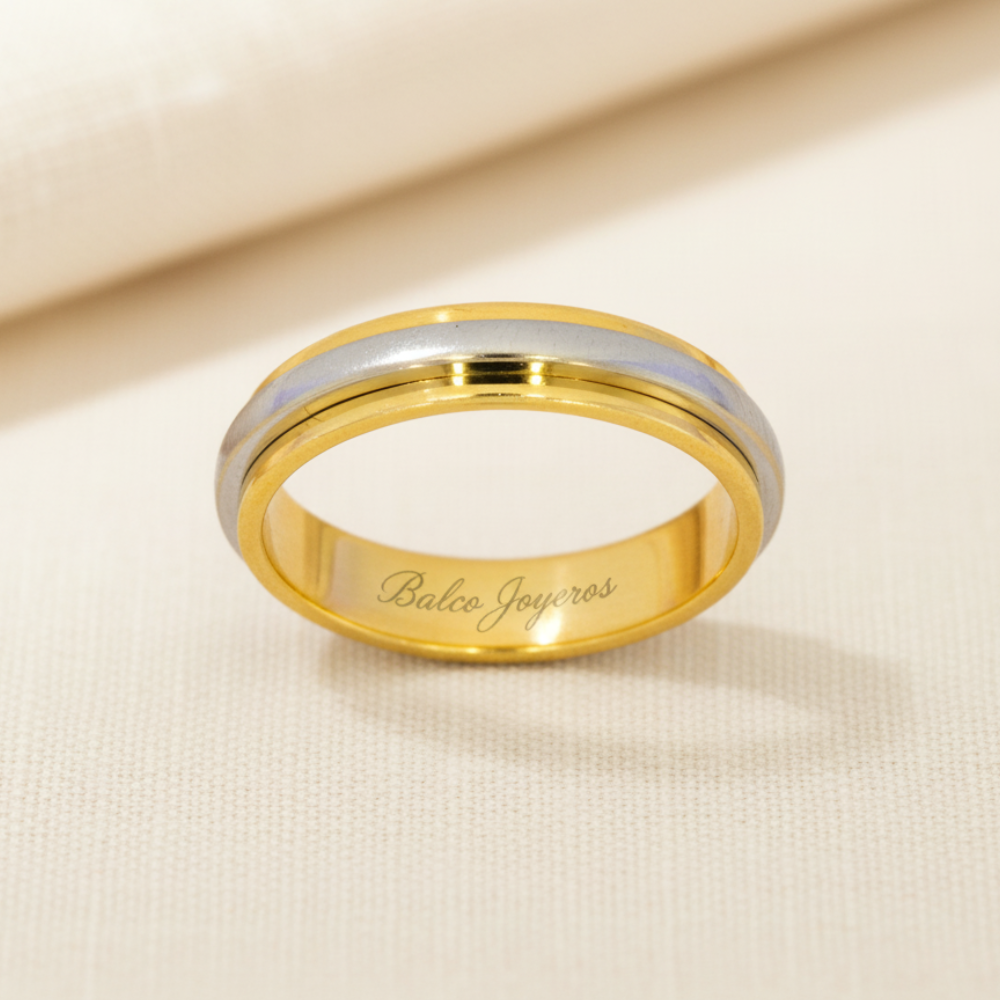 Argolla Oro 14K Sólida A461