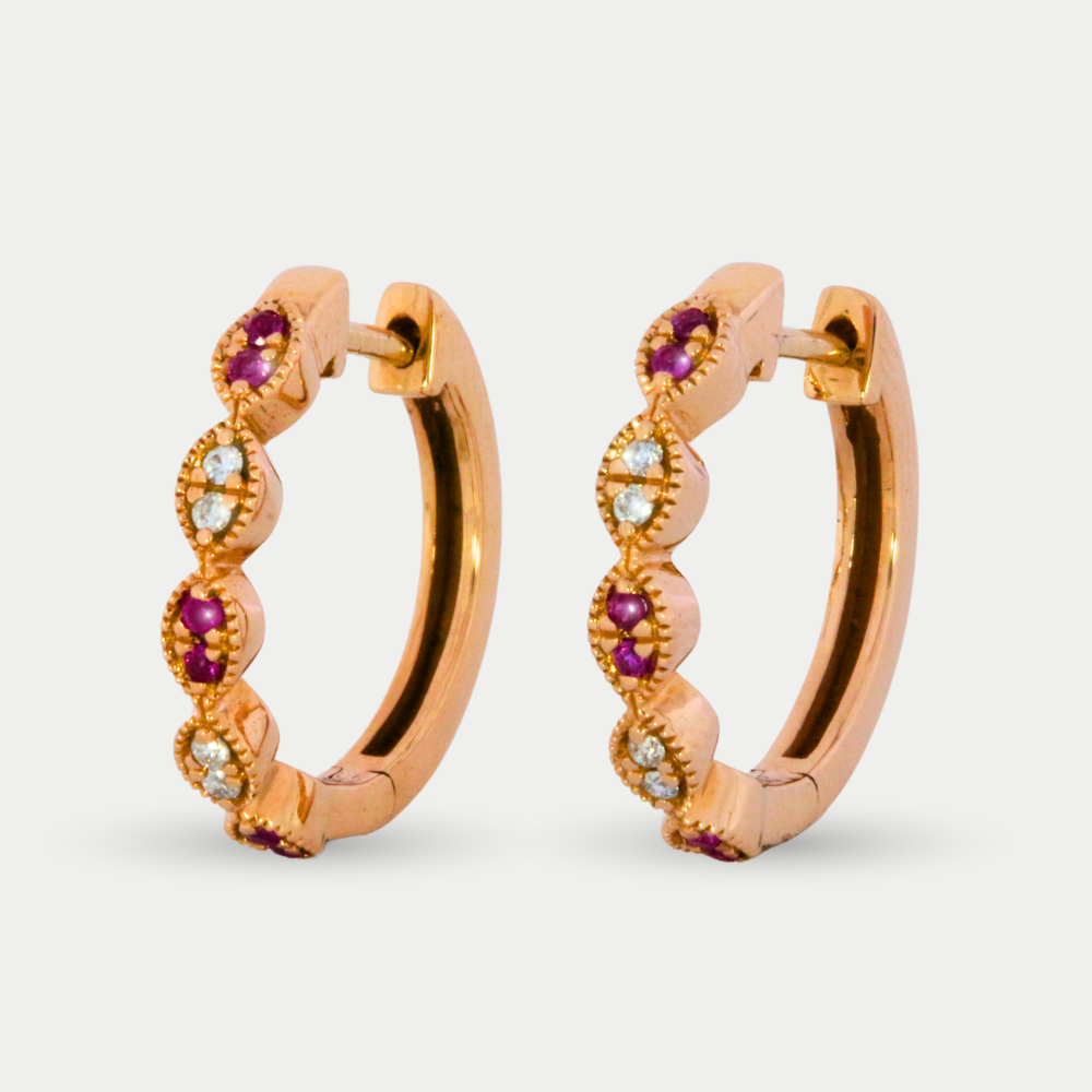 Arracadas Chesna Oro 14K