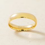 Argolla Oro 14K Confort Hueco CF002-44