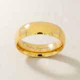 Argolla Oro 10K Confort Hueco CF002-61