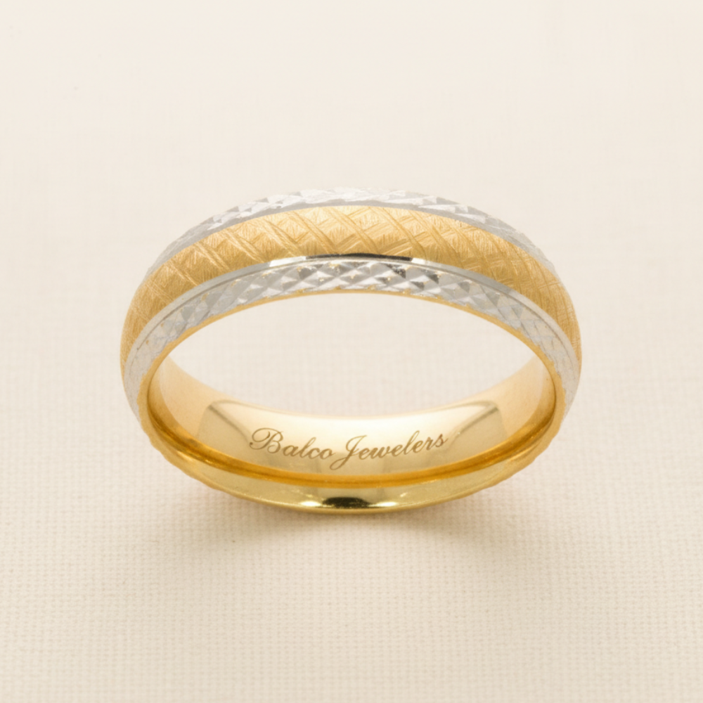 Argolla Oro 14K Confort Hueco CF011