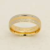 Argolla Oro 14K Confort Hueco CF013