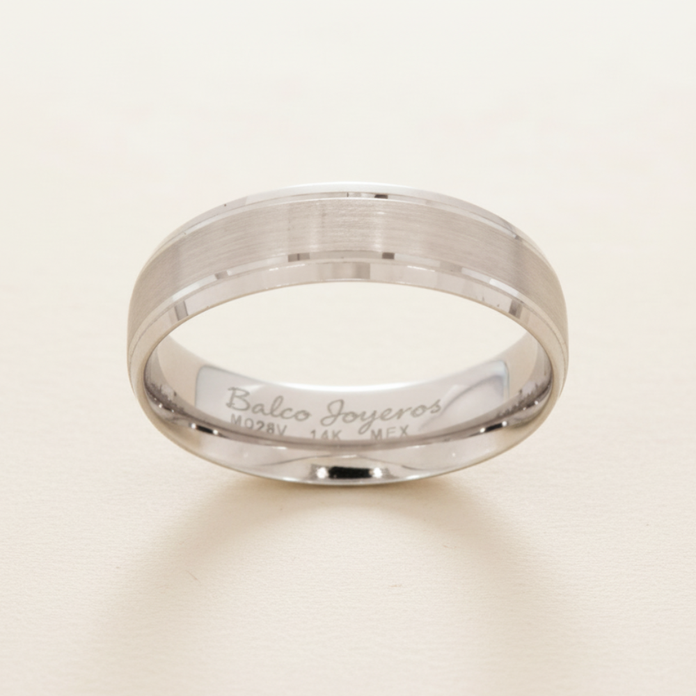 Argolla Oro 14K Confort Hueco CF065B-64