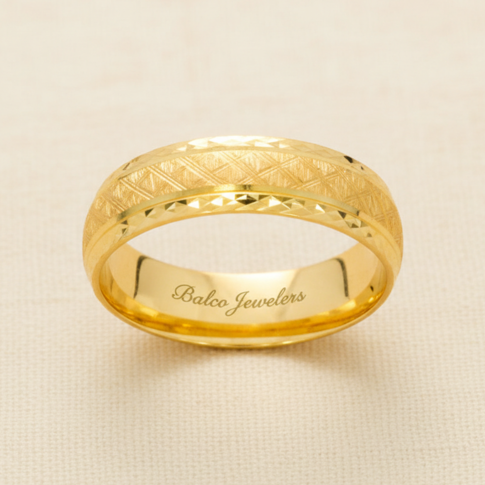 Argolla Oro 14K Cóncavo CL005