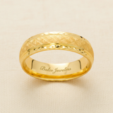 Argolla Oro 14K Cóncavo CL005