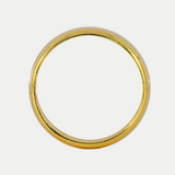 Par de Argollas Oro 14K Cóncavo CL012
