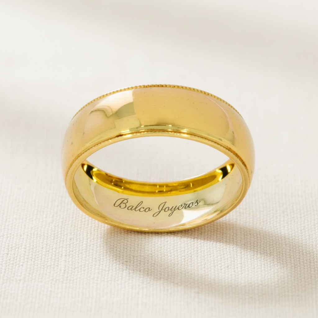 Argolla Oro 10K Cóncavo CL101