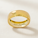 Argolla Oro 10K Cóncavo CL101