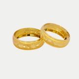 Par de Argollas Oro 10K Cóncavo CL110