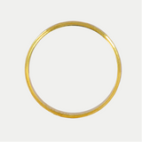 Par de Argollas Oro 10K Cóncavo CL119