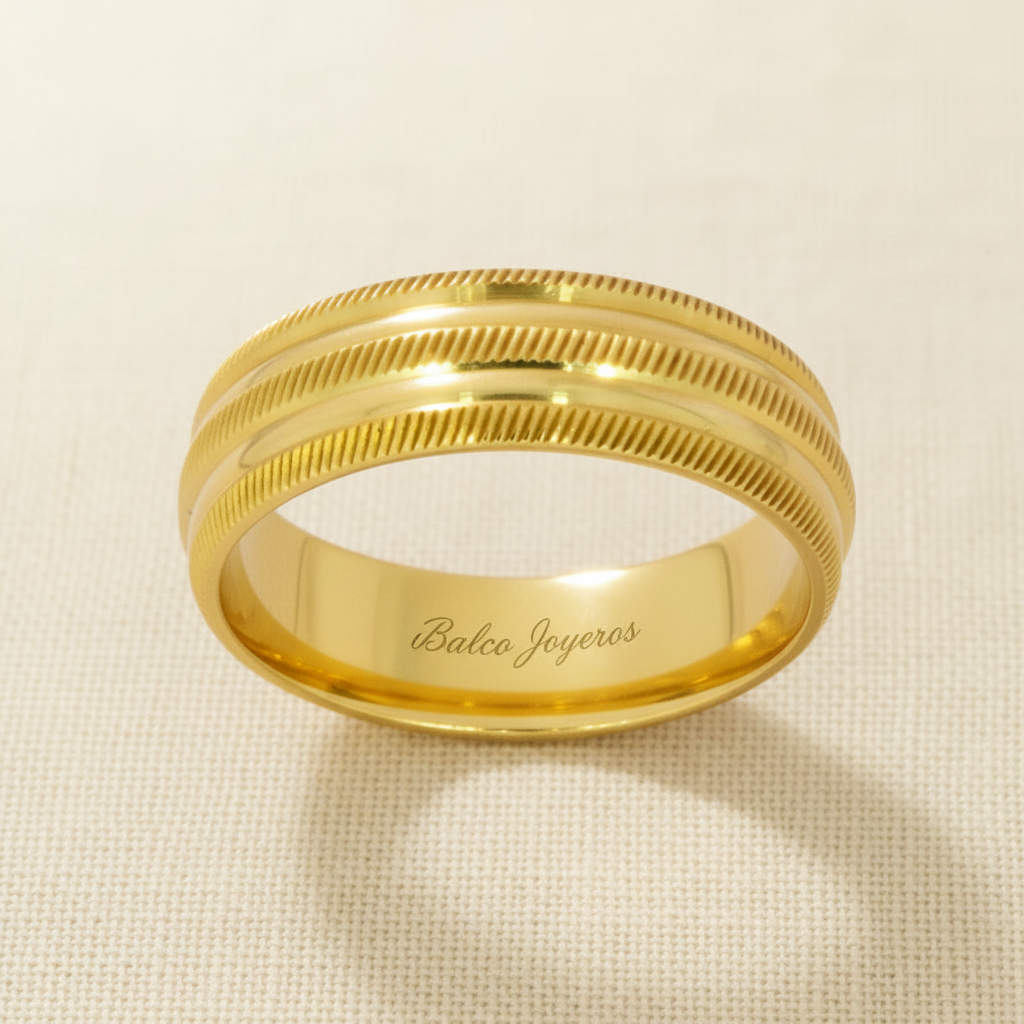 Argolla Oro 10K Cóncavo CL1202