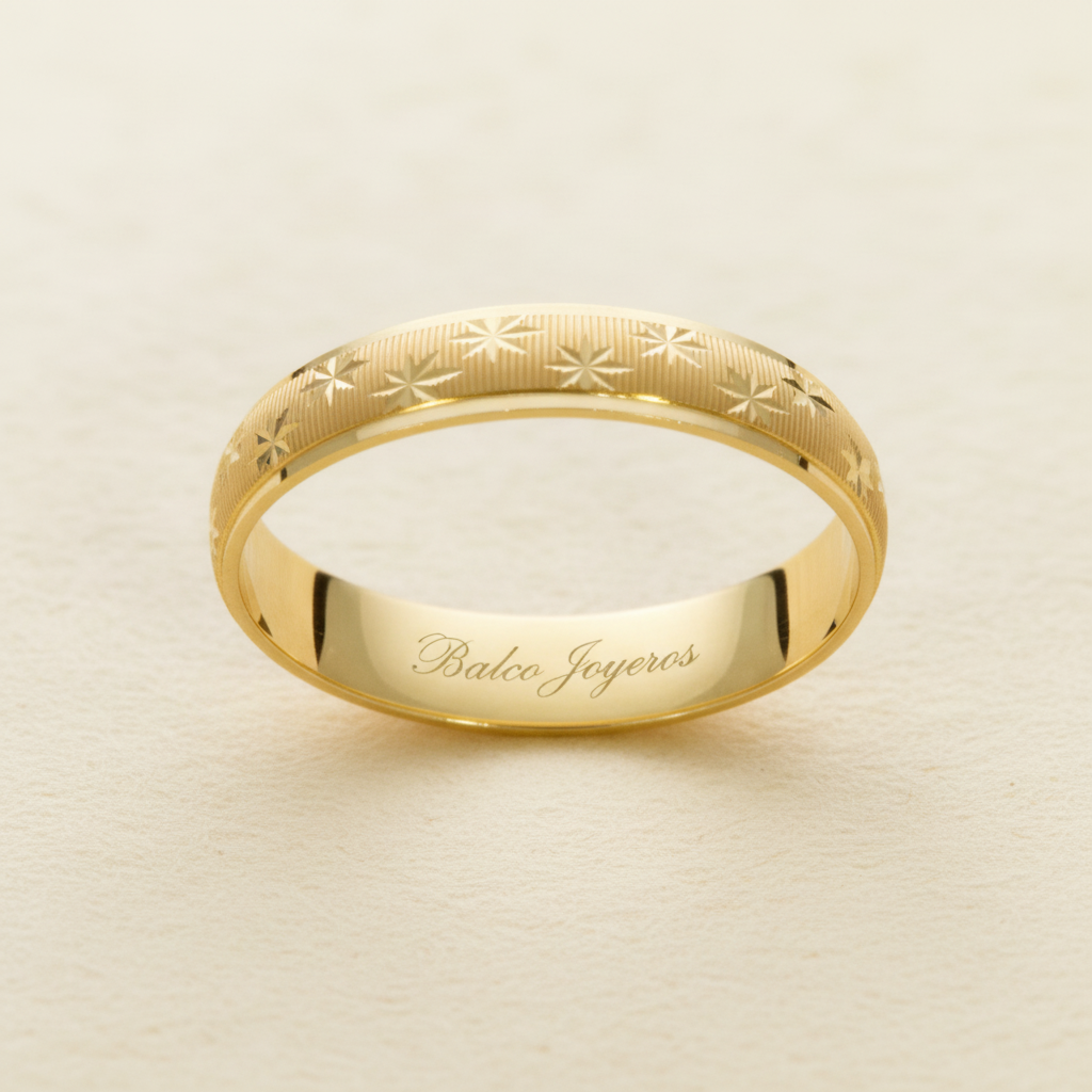 Argolla Oro 10K Cóncavo CL122