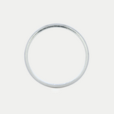 Par de Argollas Oro 14K Media Caña Sólida EF009B