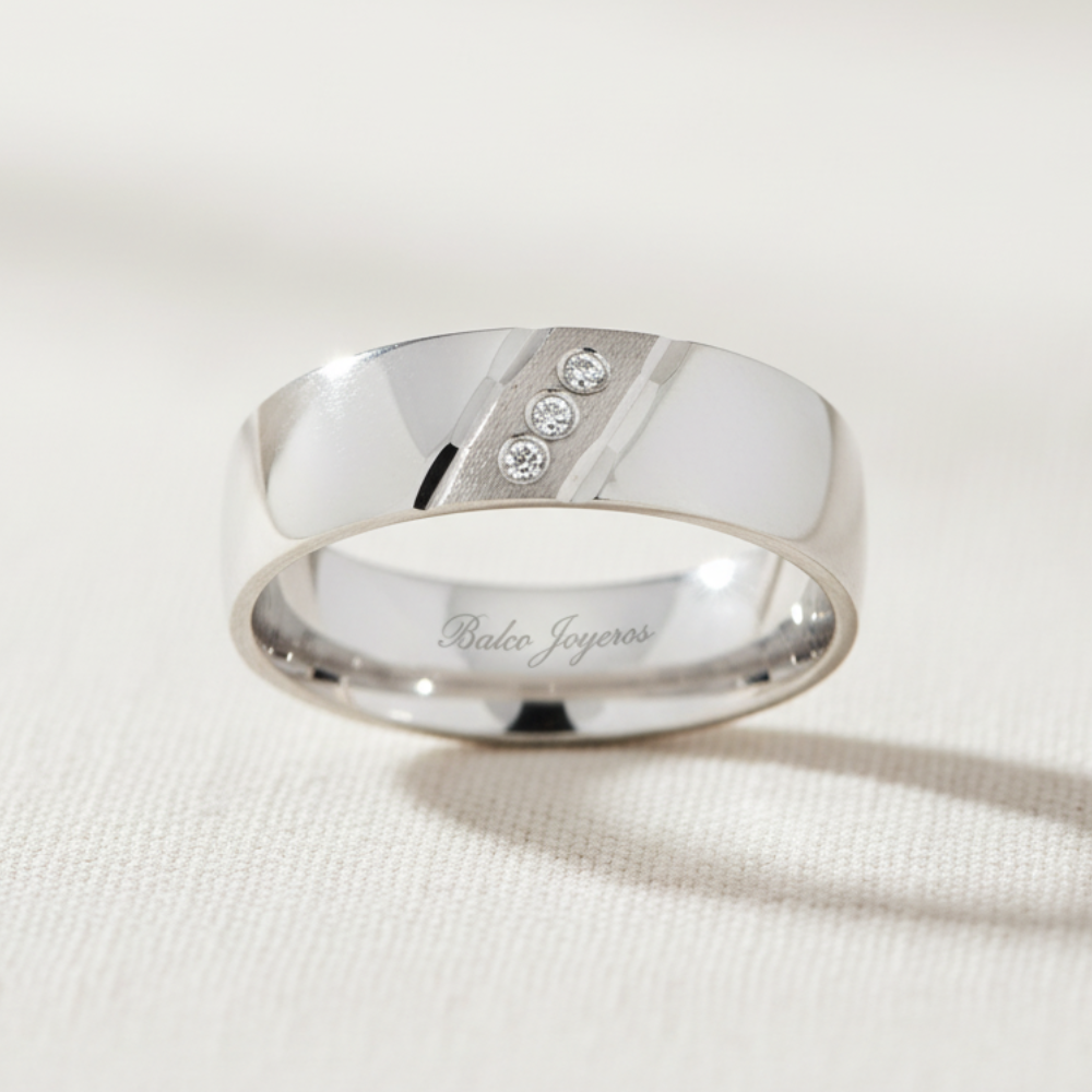 Argolla Oro 14K Confort Hueco AU65