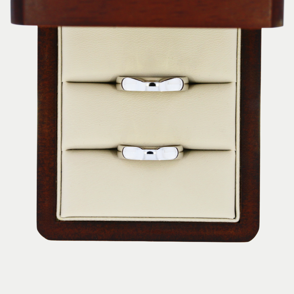 Par de Argollas Oro 14K Confort Hueco CF002B-44