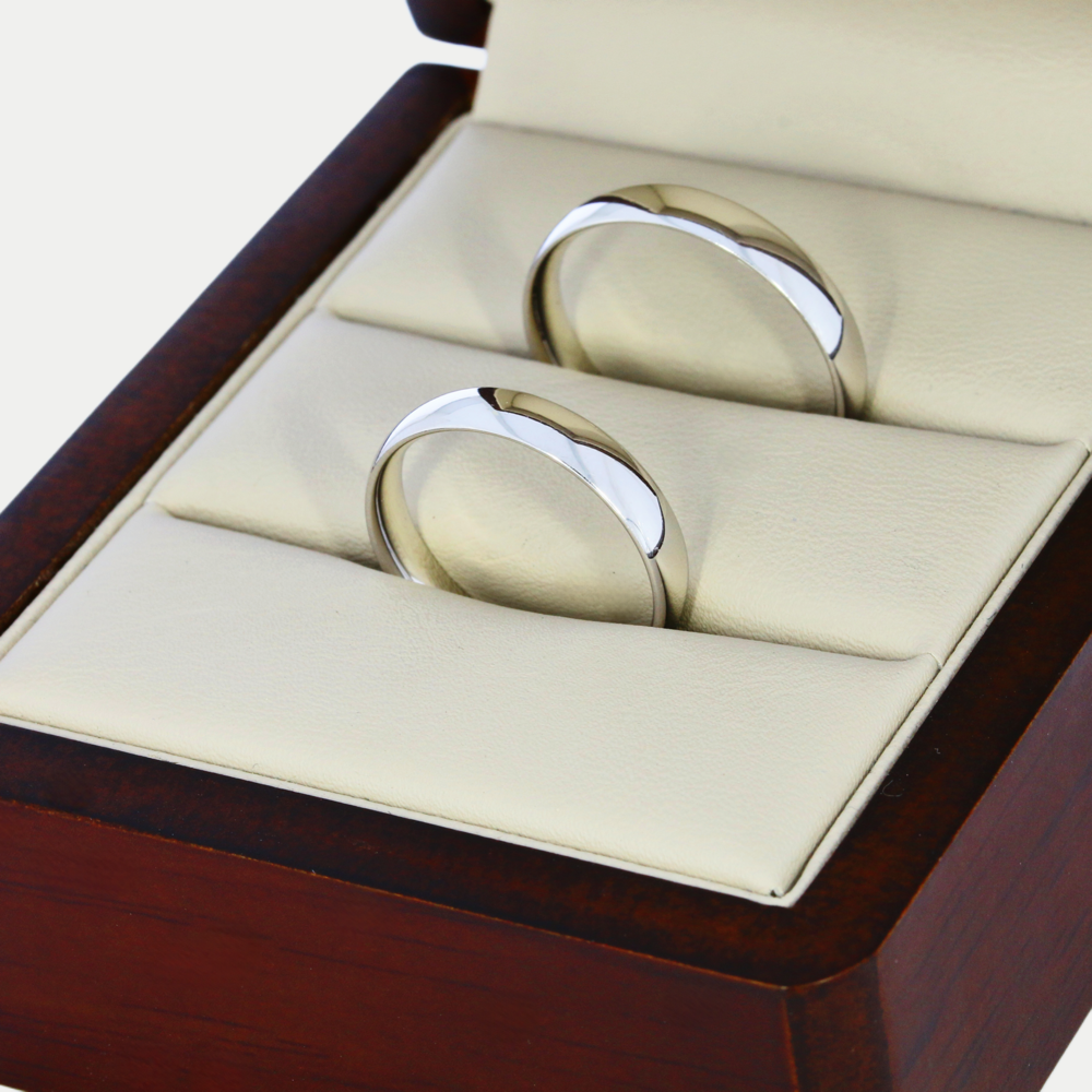 Par de Argollas Oro 14K Confort Hueco CF002B-44