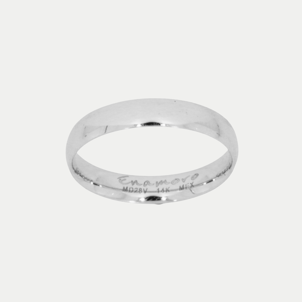 Par de Argollas Oro 14K Confort Hueco CF002B-44