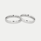 Par de Argollas Oro 14K Confort Hueco CF002B-44