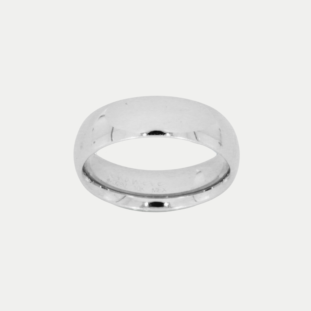 Par de Argollas Oro 10K Confort Hueco CF002B-61