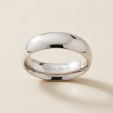 Argolla Oro 14K Confort Hueco CF002B