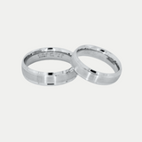 Par de Argollas Oro 14K Confort Hueco CF065B-64