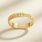 Argolla Oro 10K Cóncavo CL117