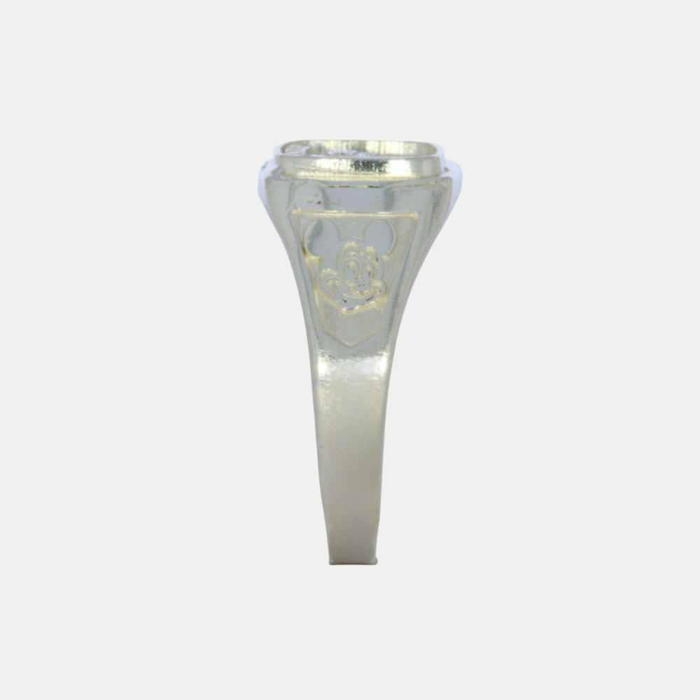 Anillo Graduación Kinder Búho Plata