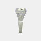 Anillo Graduación Kinder Búho Plata