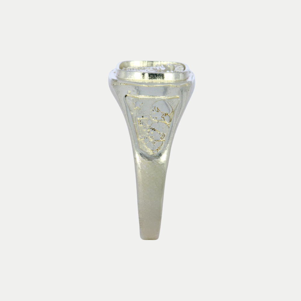 Anillo Graduación Kinder Búho Plata