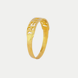 Anillo Graduación Kínder Sencillo Oro 10K