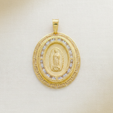 Medalla Virgen Guadalupe Oro 10K