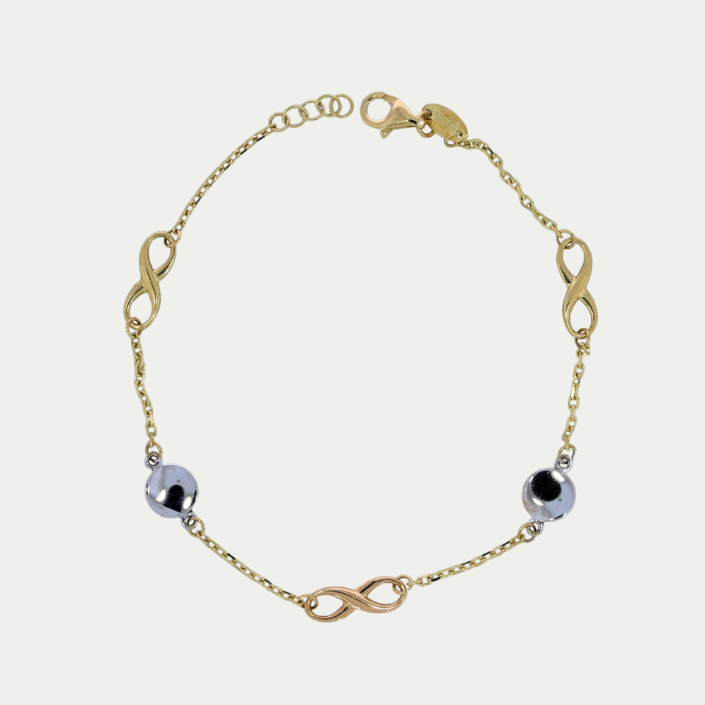 Pulsera Infinito Oro 14K