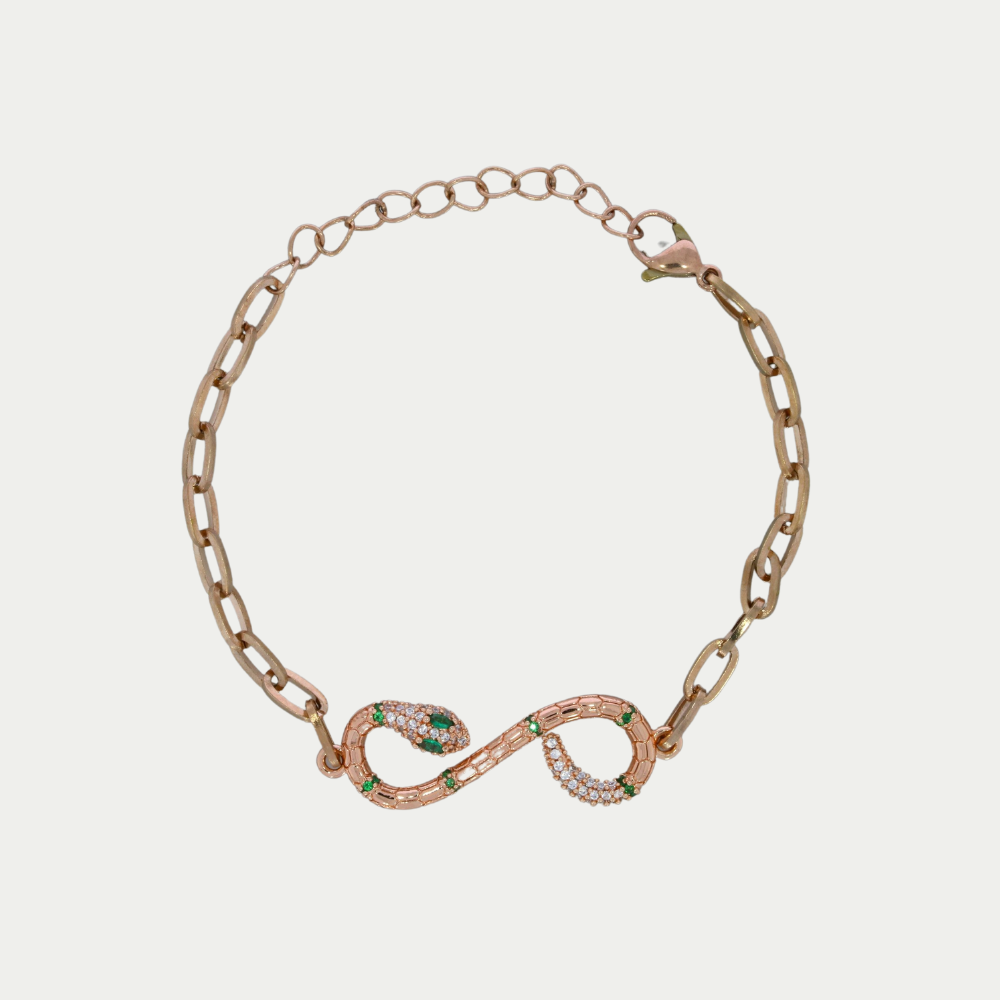 Pulsera Serpiente Acero