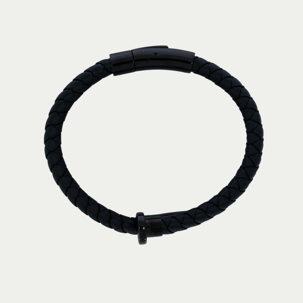 Pulsera Piel Acero