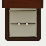 Broquel Zirconia 4mm Oro 10K