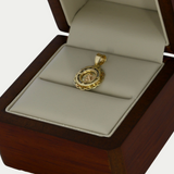 Medalla Sagrado Corazon 1.8cm Oro 10K